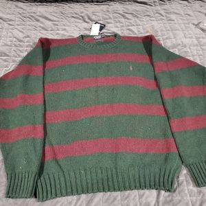 Men's polo sweater.